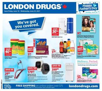 London Drugs Flyer - June 18, 2021 - June 23, 2021.