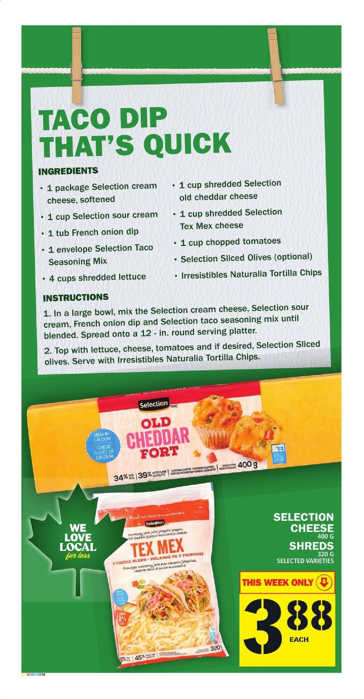 thumbnail - Food Basics Flyer - June 24, 2021 - June 30, 2021 - Sales products - jalapeño, shredded lettuce, pizza, Monterey Jack cheese, sour cream, tortilla chips, chopped tomatoes, spice, envelope, olives, chips. Page 12.
