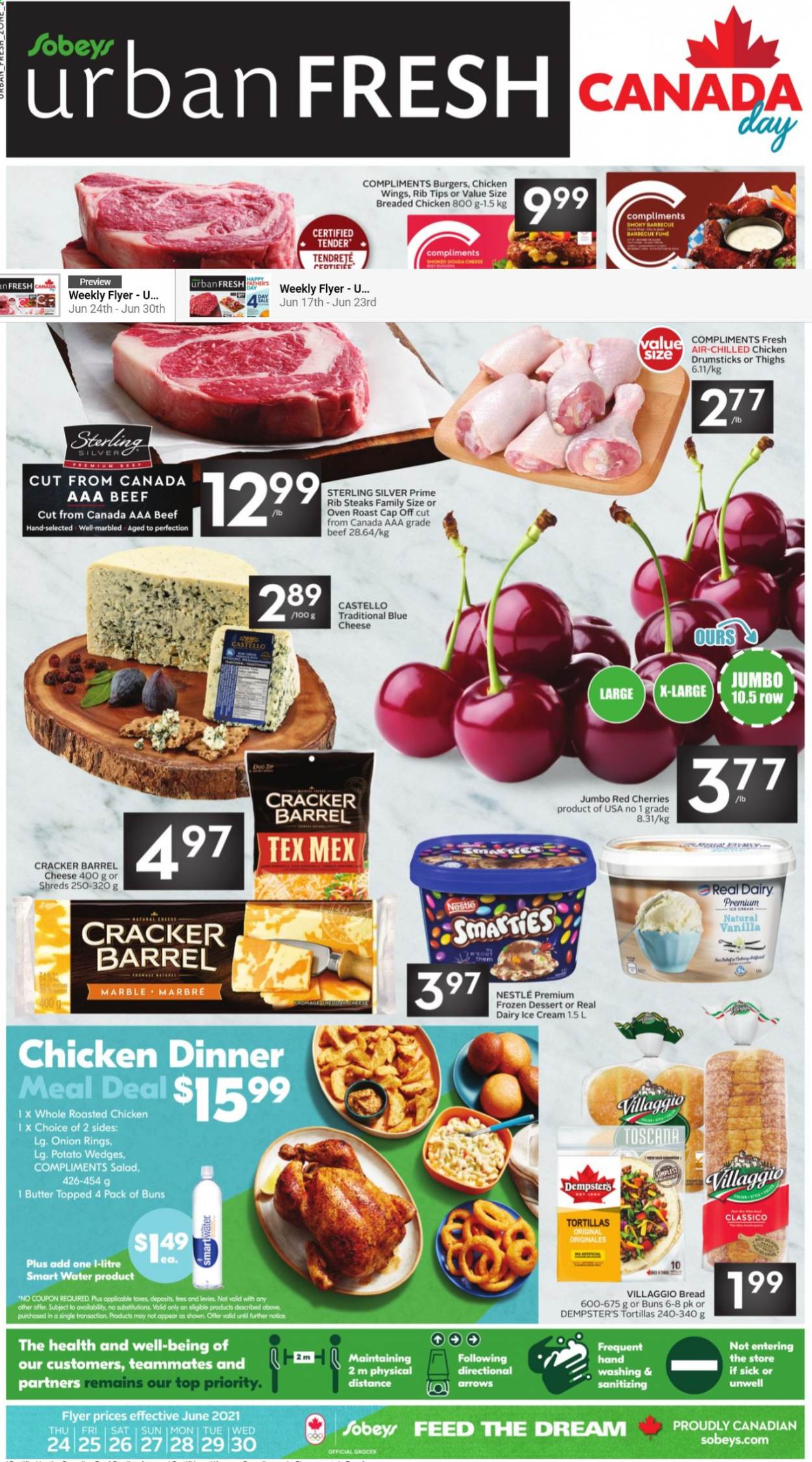 Sobeys Urban Fresh flyer - June 24, 2021 - June 30, 2021. Page 1