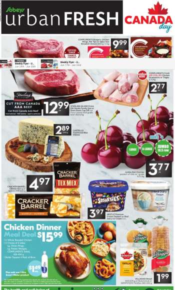 Sobeys Urban Fresh Flyer - June 24, 2021 - June 30, 2021.