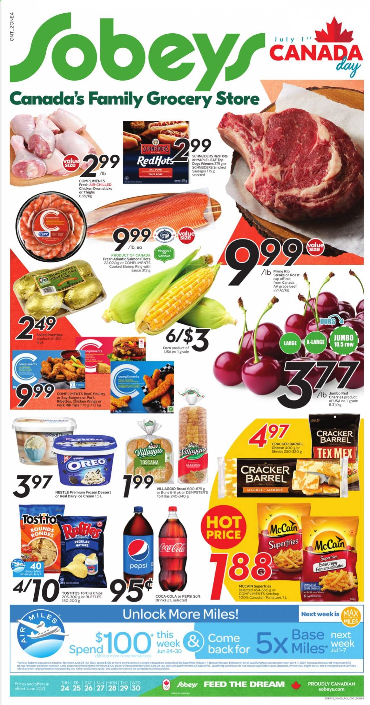 Sobeys flyer - June 24, 2021 - June 30, 2021. Page 1
