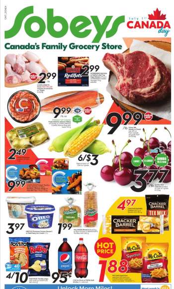 Circulaire Sobeys - 24 Juin 2021 - 30 Juin 2021.