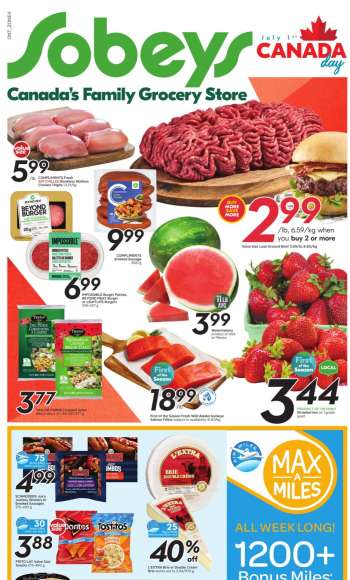 Sobeys Flyer - July 01, 2021 - July 07, 2021.