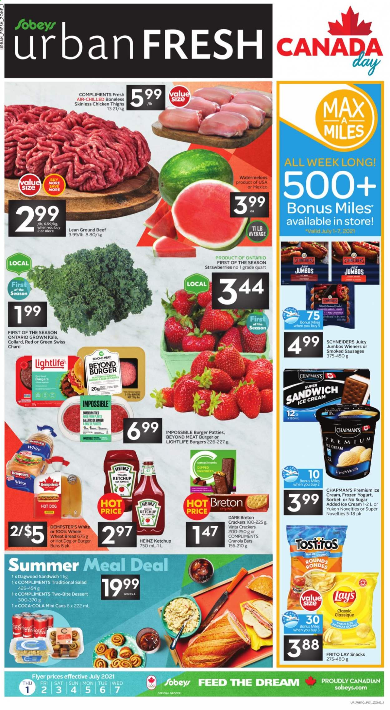 Sobeys Urban Fresh flyer - July 01, 2021 - July 07, 2021. Page 1