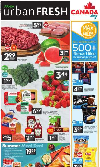 Sobeys Urban Fresh Flyer - July 01, 2021 - July 07, 2021.