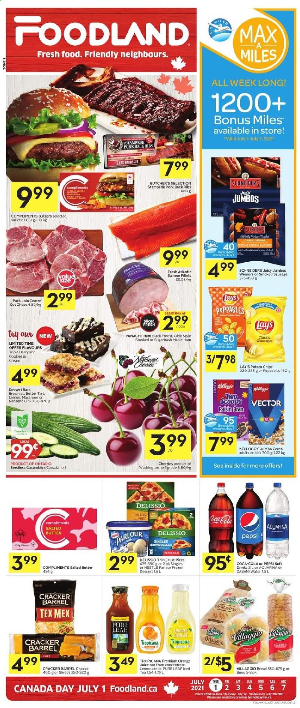 Foodland flyer - July 01, 2021 - July 07, 2021. Page 1