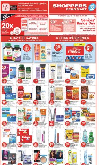 Shoppers Drug Mart Flyer - July 02, 2021 - July 08, 2021.
