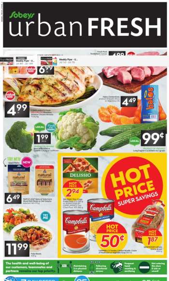 Sobeys Urban Fresh Flyer - July 08, 2021 - July 14, 2021.