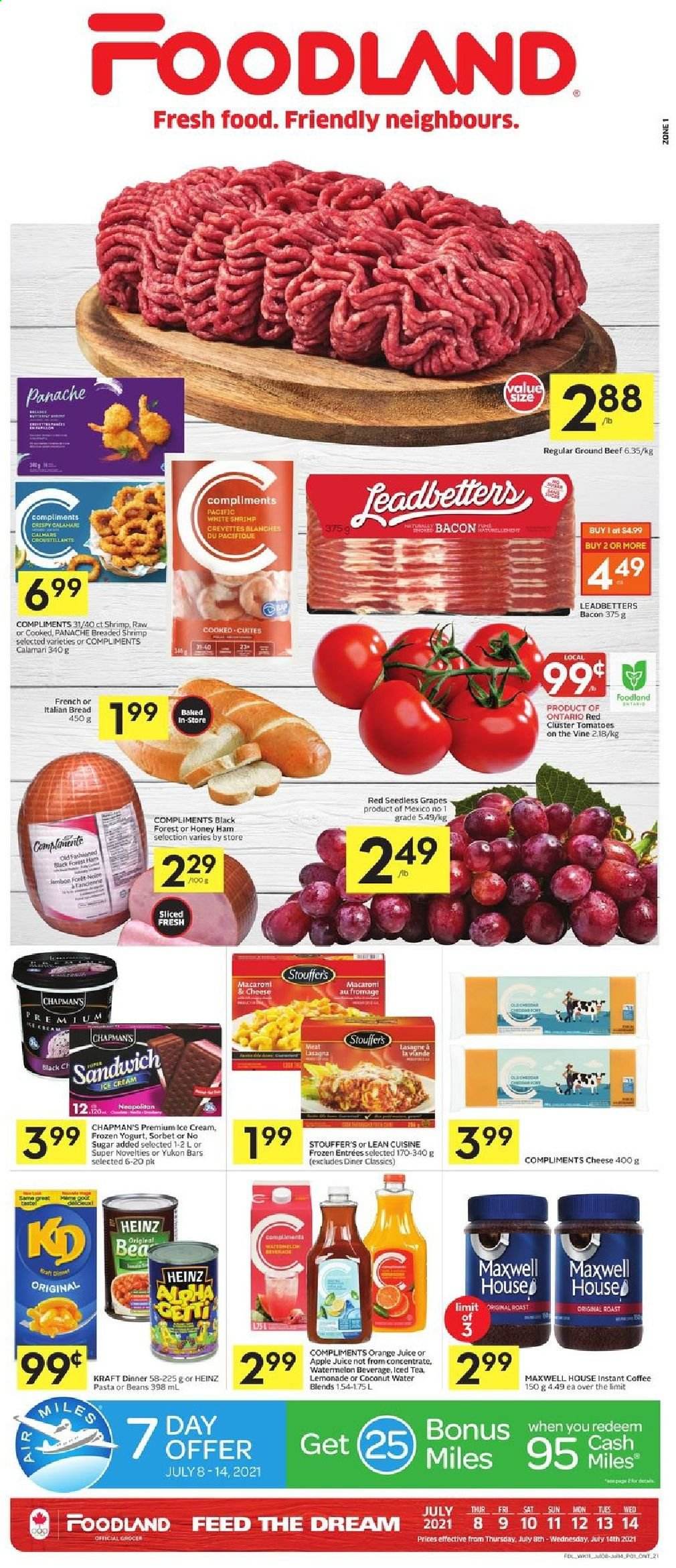Foodland flyer - July 08, 2021 - July 14, 2021. Page 1