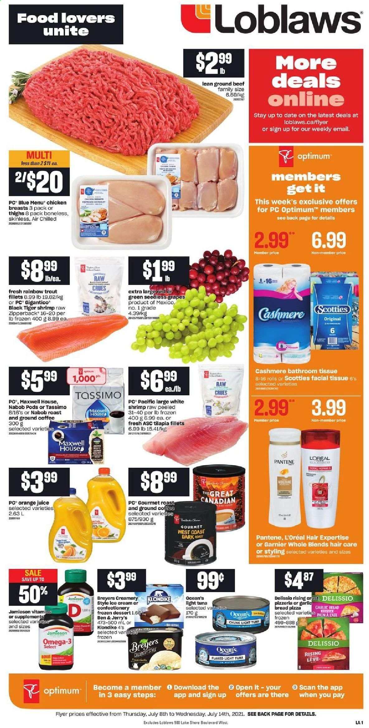 Loblaws flyer - July 08, 2021 - July 14, 2021. Page 1