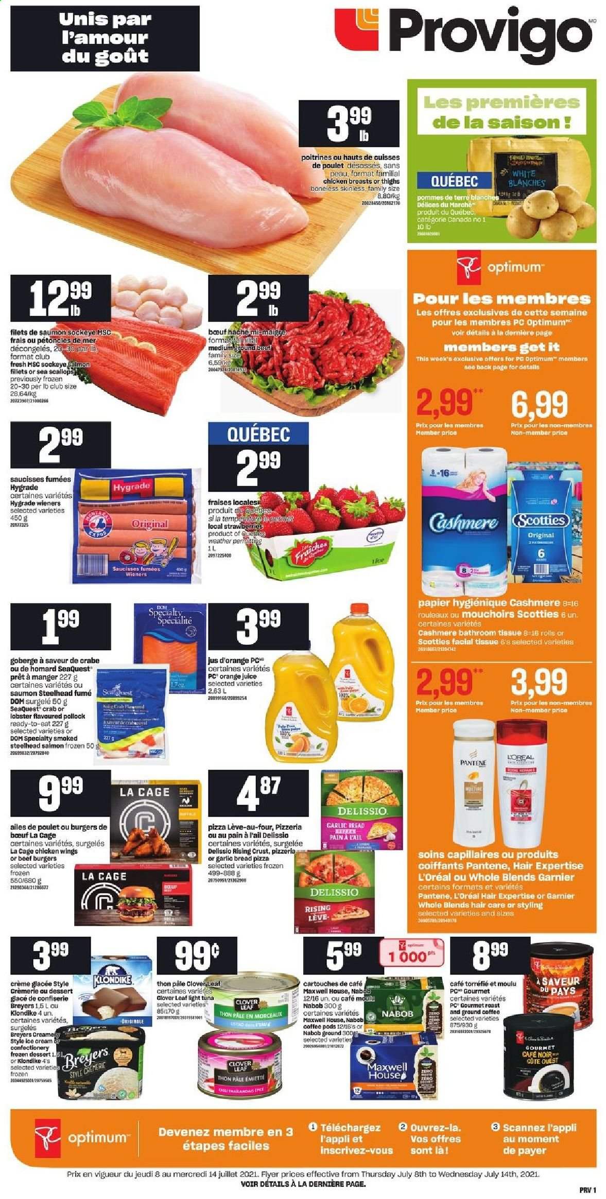 Provigo flyer - July 08, 2021 - July 14, 2021. Page 1