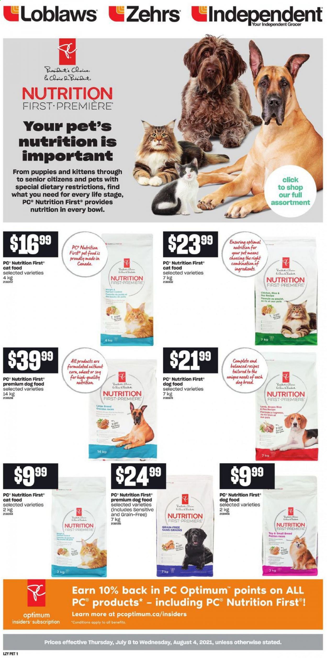 Independent flyer - July 08, 2021 - August 04, 2021. Page 1