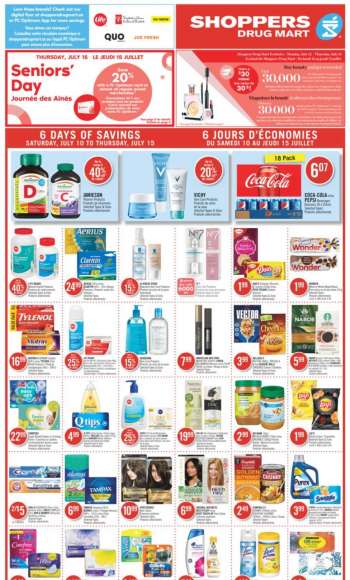 Shoppers Drug Mart Flyer - July 10, 2021 - July 15, 2021.