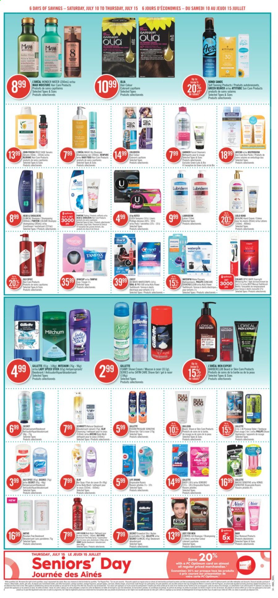 Shoppers Drug Mart flyer - July 10, 2021 - July 15, 2021. Page 4