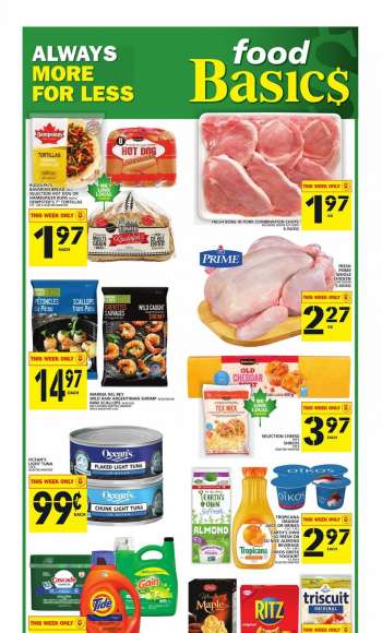 Circulaire Food Basics - 15 Juillet 2021 - 21 Juillet 2021.