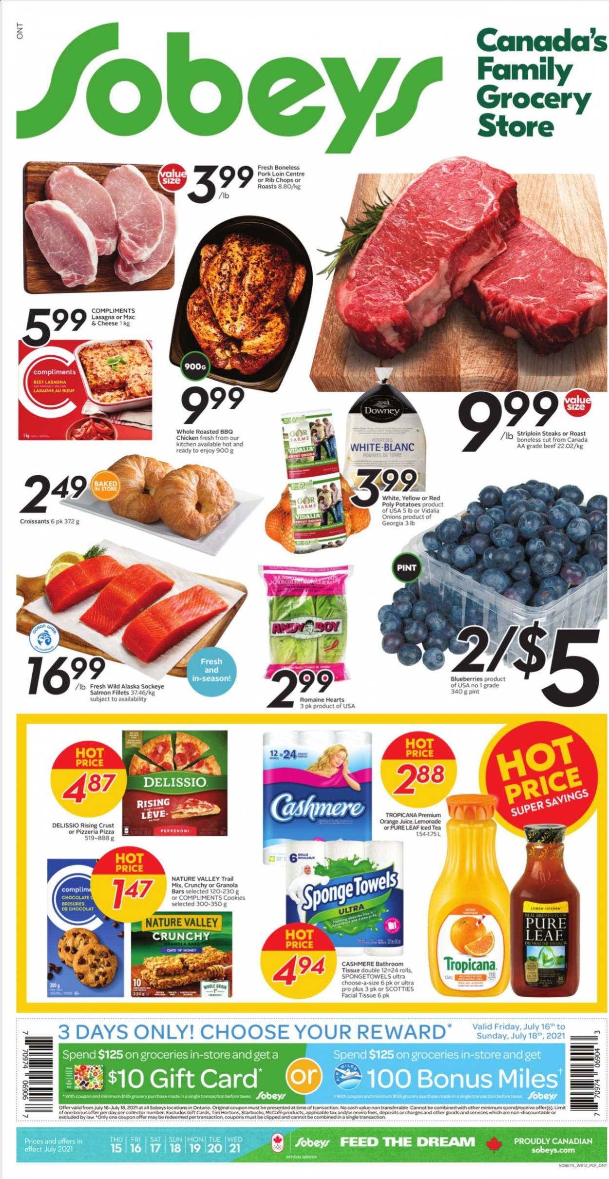 Sobeys flyer - July 15, 2021 - July 21, 2021. Page 1