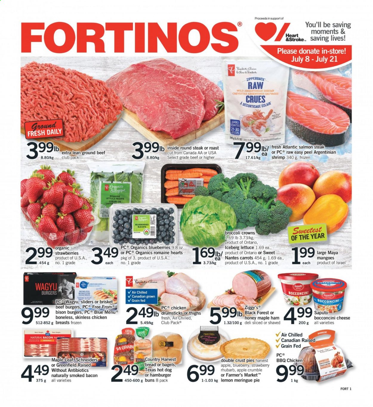 Fortinos flyer - July 15, 2021 - July 21, 2021. Page 1