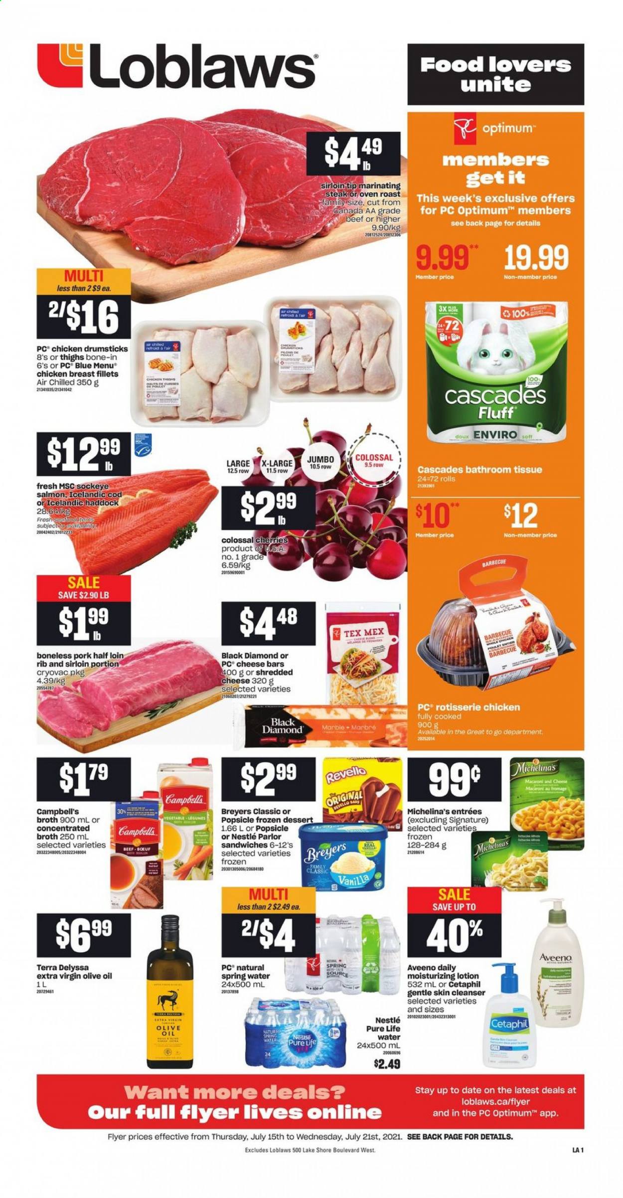 Loblaws flyer - July 15, 2021 - July 21, 2021. Page 1