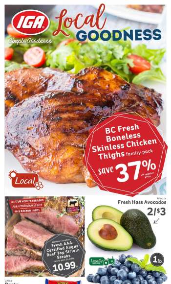 IGA Simple Goodness Flyer - July 16, 2021 - July 22, 2021.