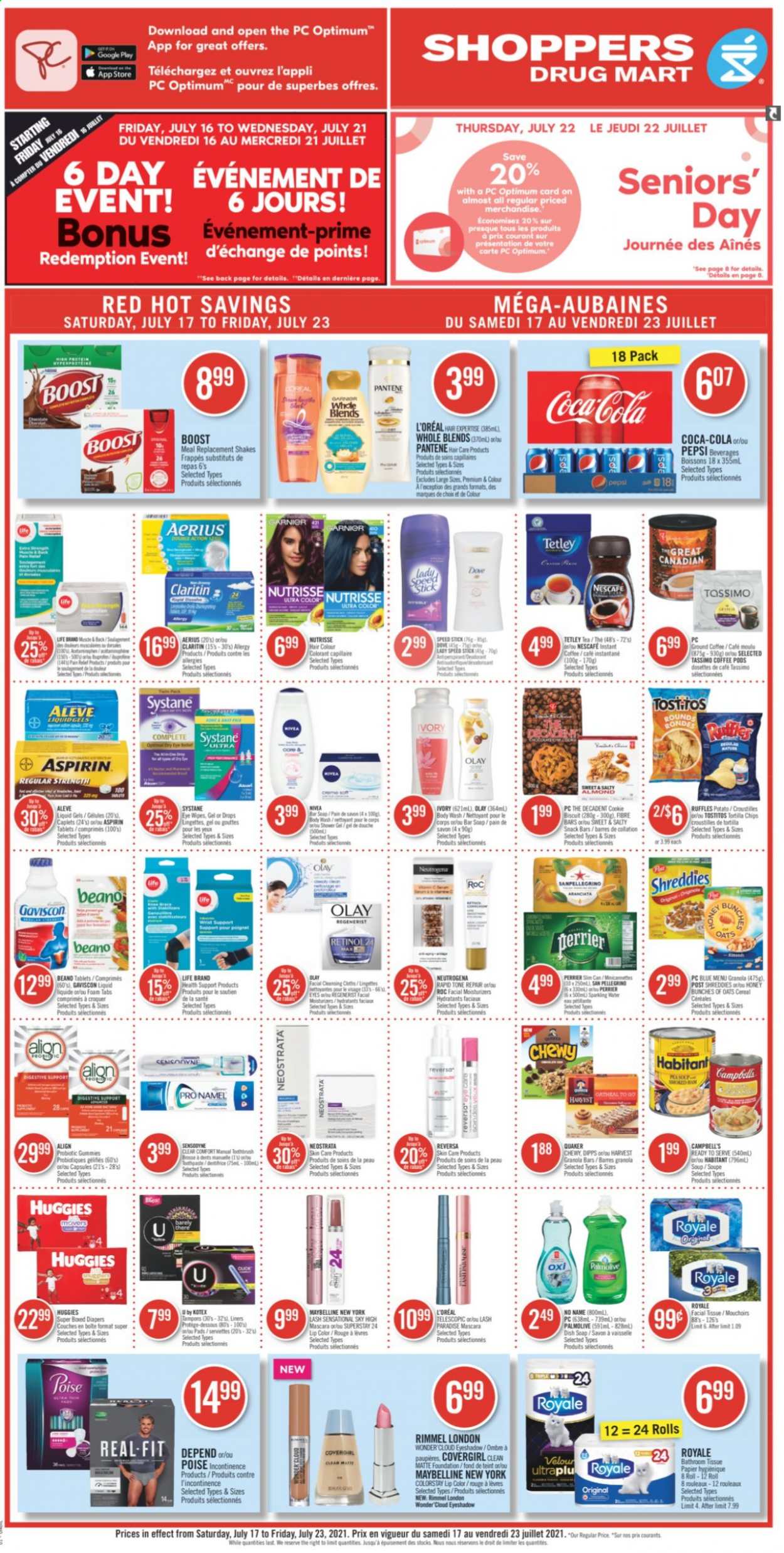 Shoppers Drug Mart flyer - July 17, 2021 - July 23, 2021. Page 1