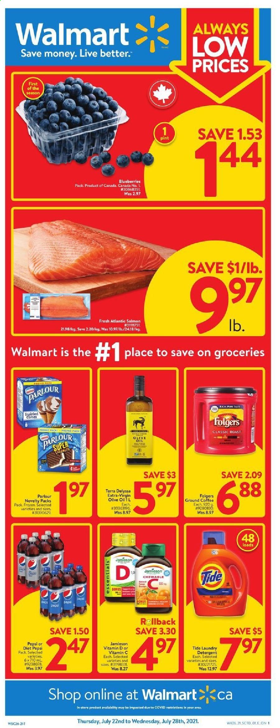 Walmart flyer - July 22, 2021 - July 28, 2021. Page 1