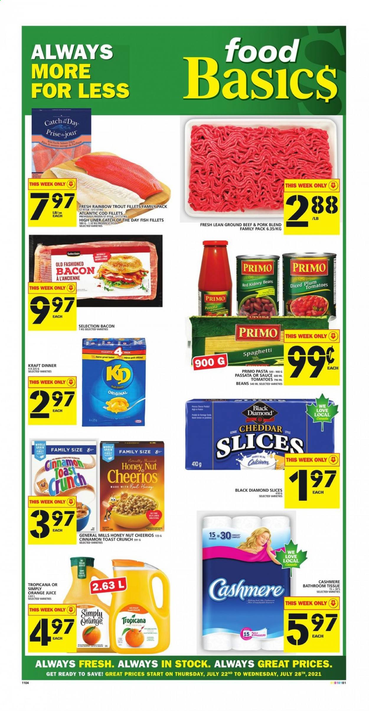 Food Basics flyer - July 22, 2021 - July 28, 2021. Page 1