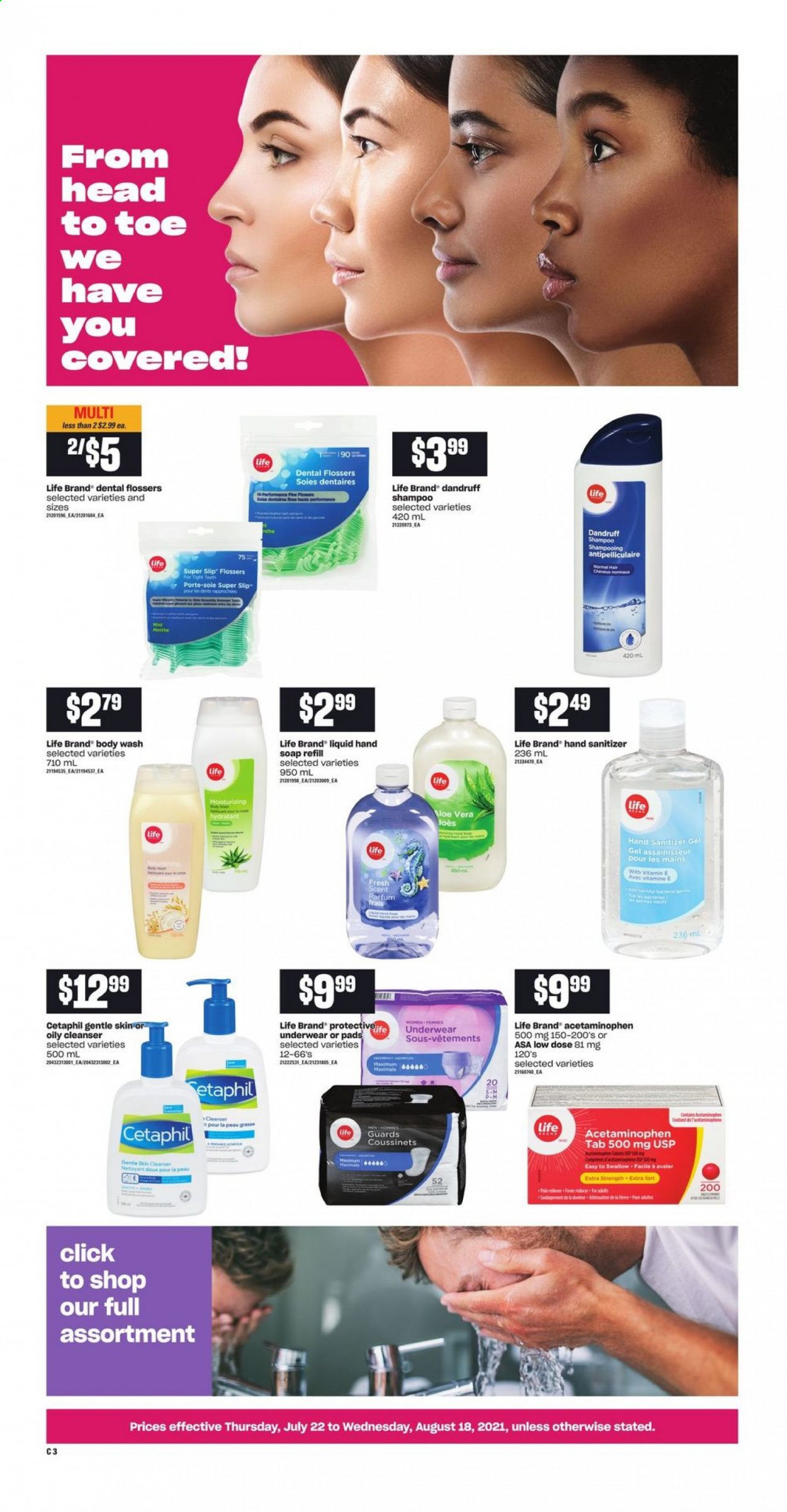 Loblaws flyer - July 22, 2021 - August 18, 2021. Page 3