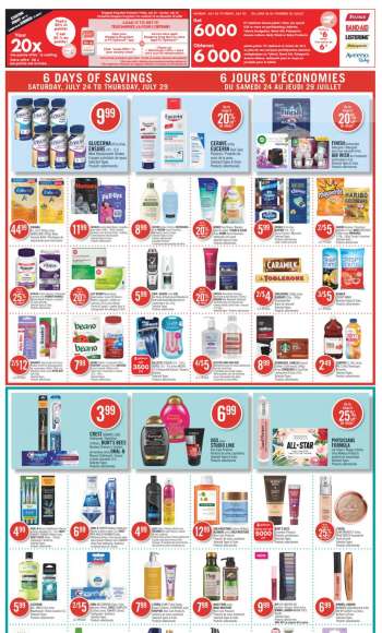 Shoppers Drug Mart Flyer - July 24, 2021 - July 29, 2021.