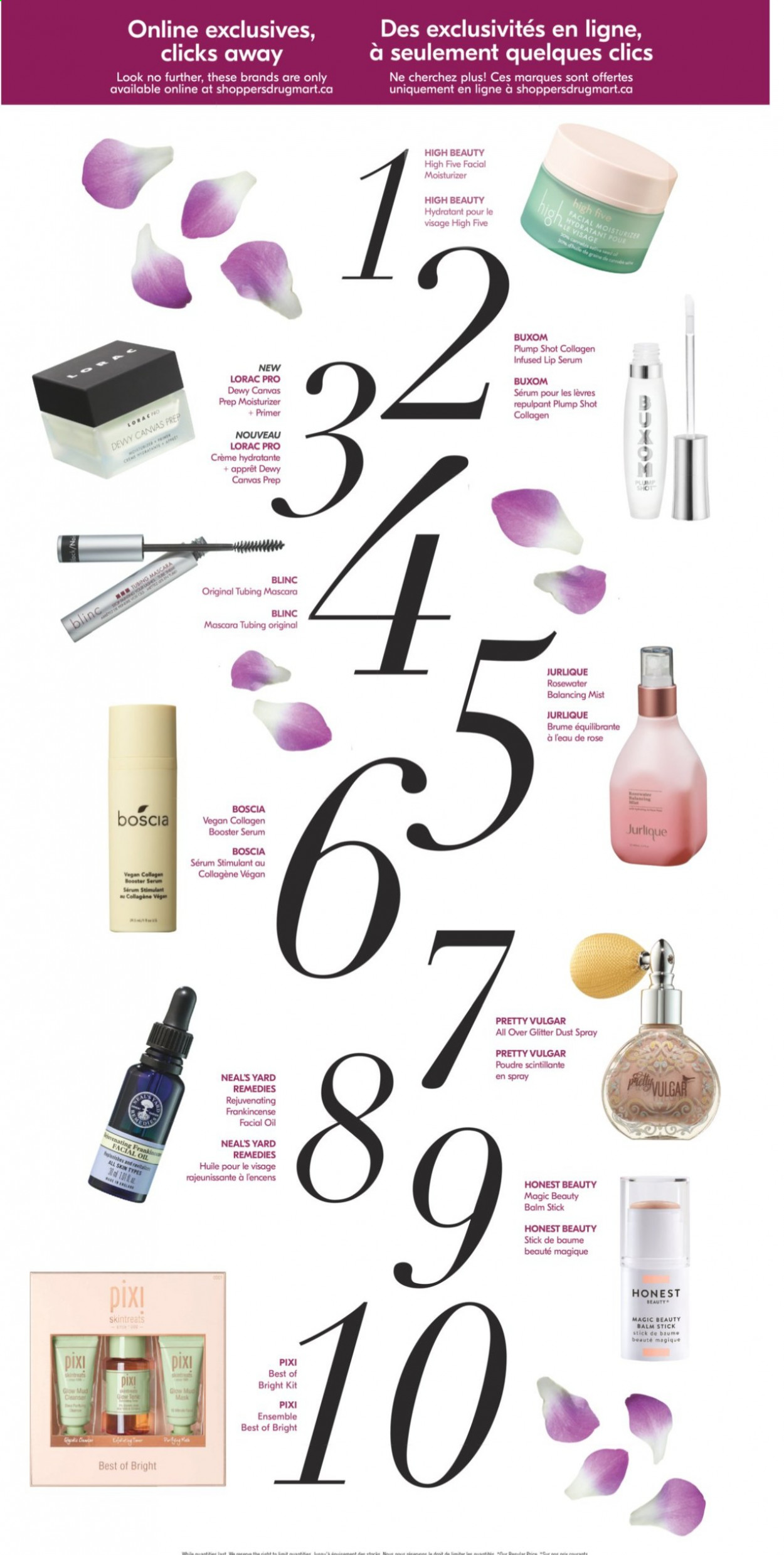 thumbnail - Shoppers Drug Mart Flyer - July 24, 2021 - July 29, 2021 - Sales products - oil, cleanser, moisturizer, serum, facial oil, Yard, stimulant, mascara. Page 12.