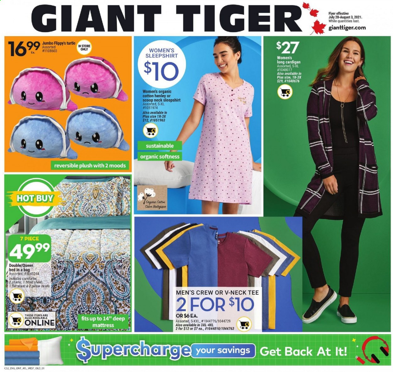 Giant Tiger flyer - July 28, 2021 - August 03, 2021. Page 1