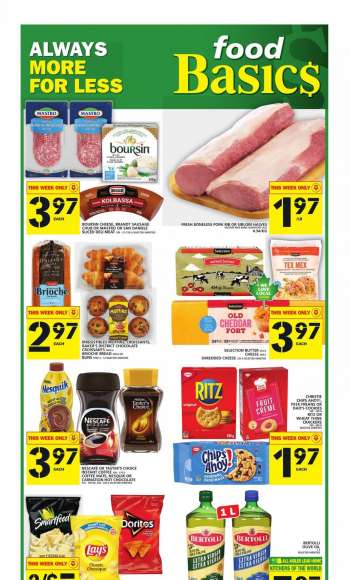 Circulaire Food Basics - 29 Juillet 2021 - 04 Août 2021.