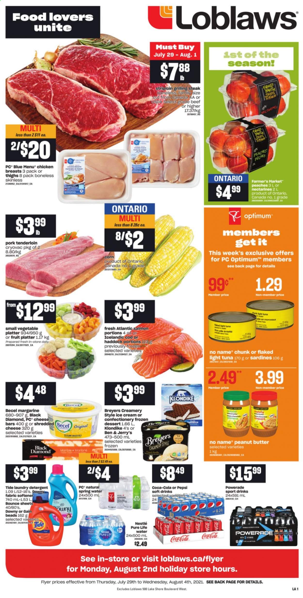 Loblaws flyer - July 29, 2021 - August 04, 2021. Page 1