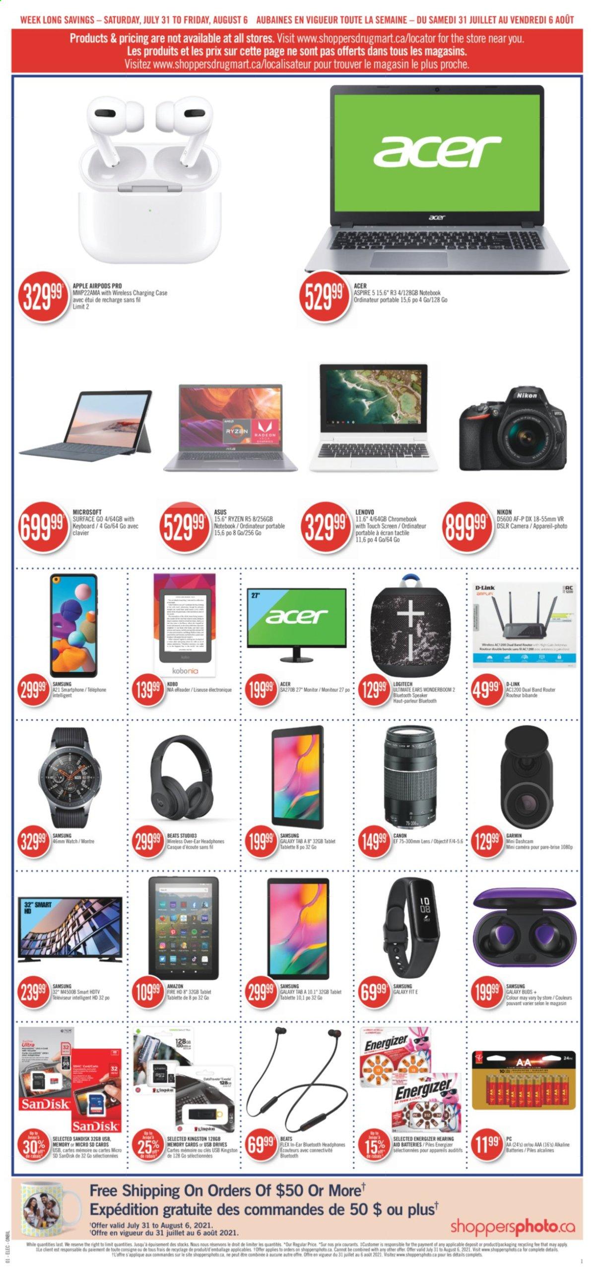 Shoppers Drug Mart flyer - July 31, 2021 - August 06, 2021. Page 7