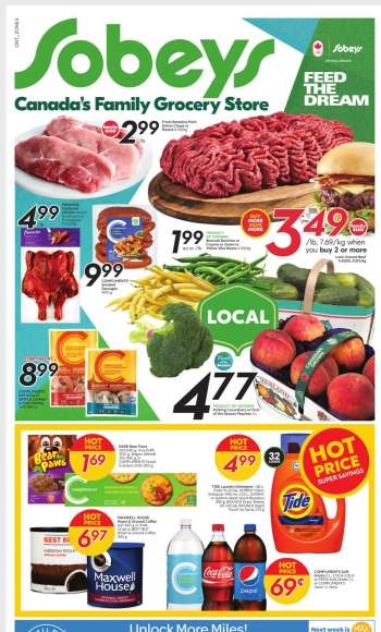 Circulaire Sobeys - 05 Août 2021 - 11 Août 2021.