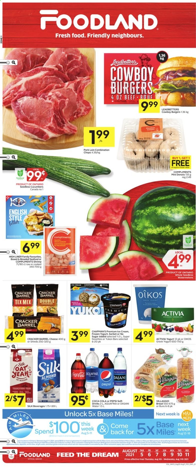 Foodland flyer - August 05, 2021 - August 11, 2021. Page 1
