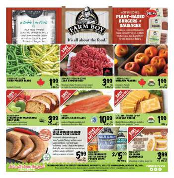Farm Boy Flyer - August 05, 2021 - August 11, 2021.