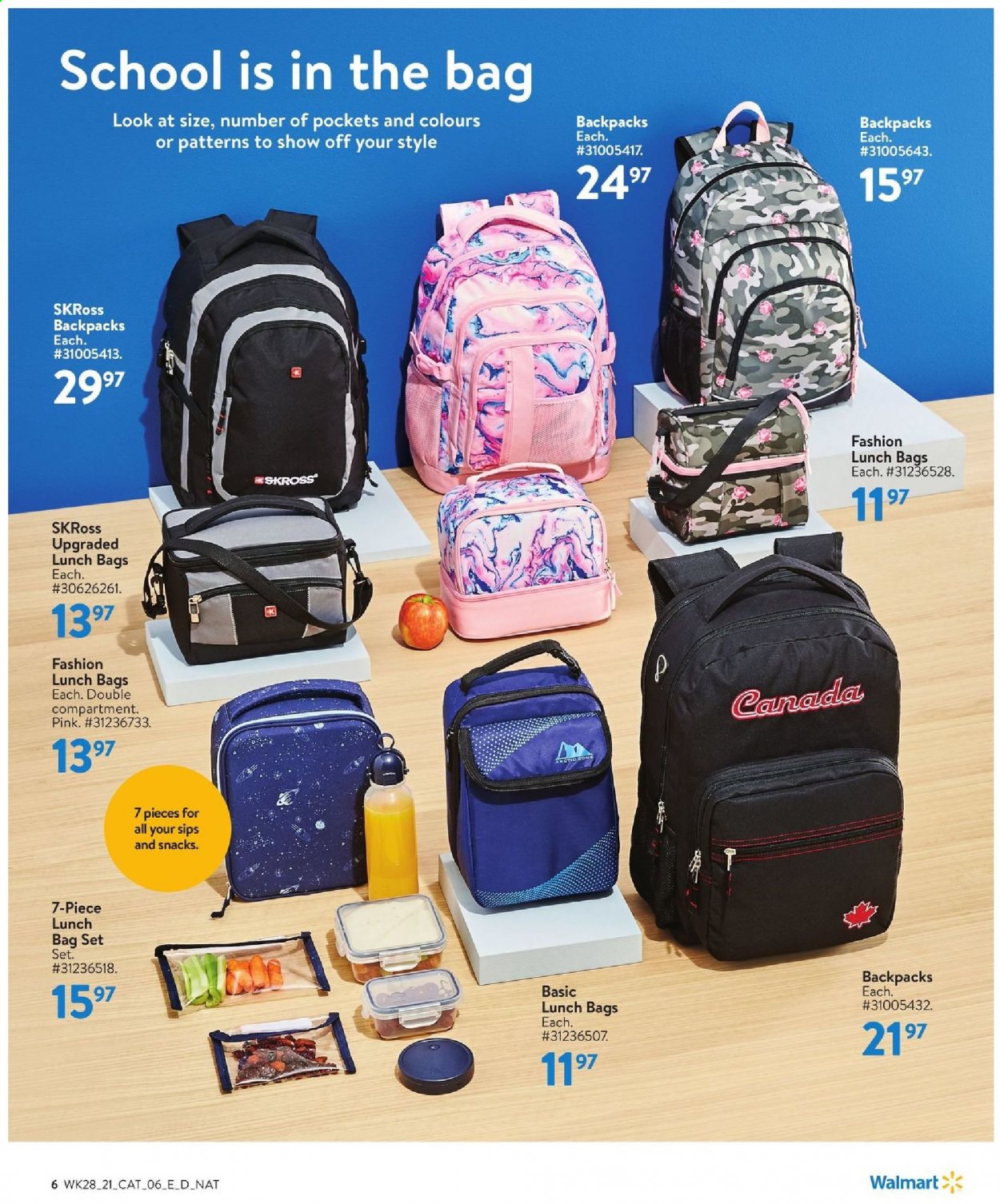 Walmart flyer - August 05, 2021 - September 08, 2021. Page 6