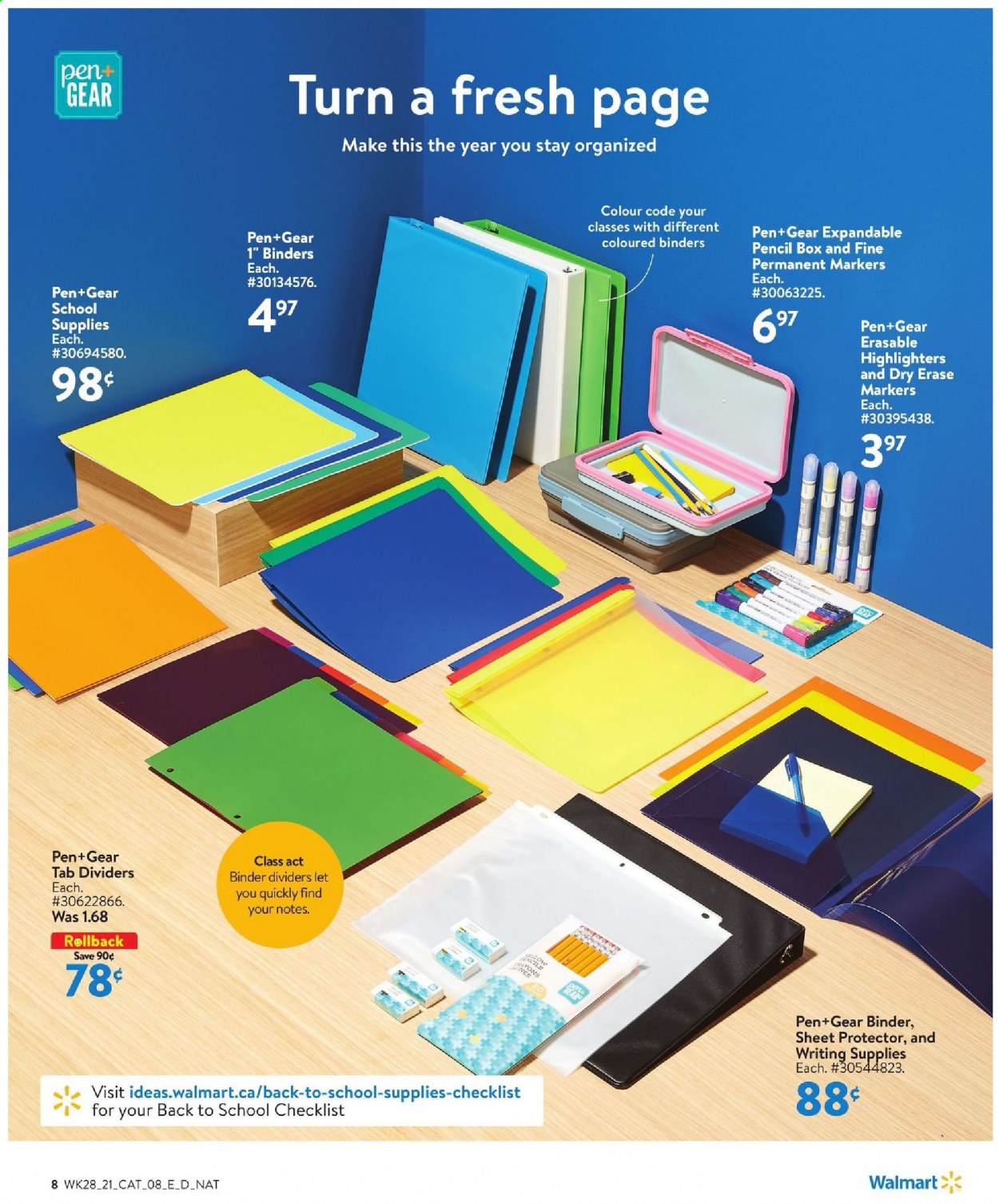 Walmart flyer - August 05, 2021 - September 08, 2021. Page 8