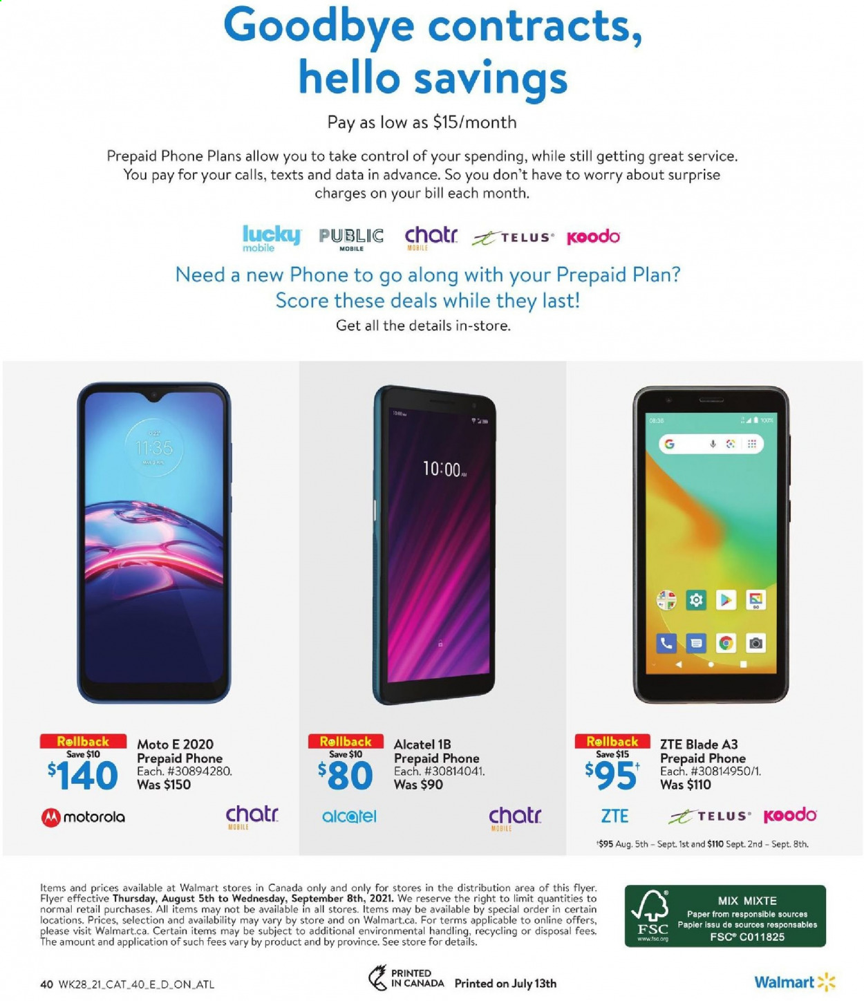 Walmart flyer - August 05, 2021 - September 08, 2021. Page 42