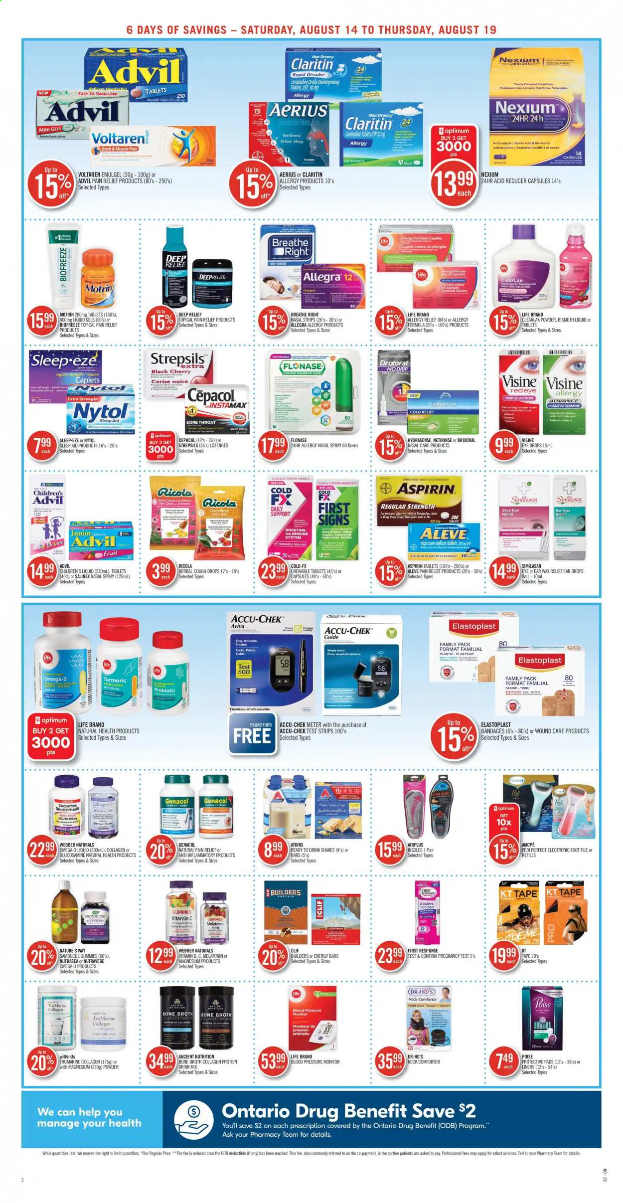 Shoppers Drug Mart flyer - August 14, 2021 - August 19, 2021. Page 2