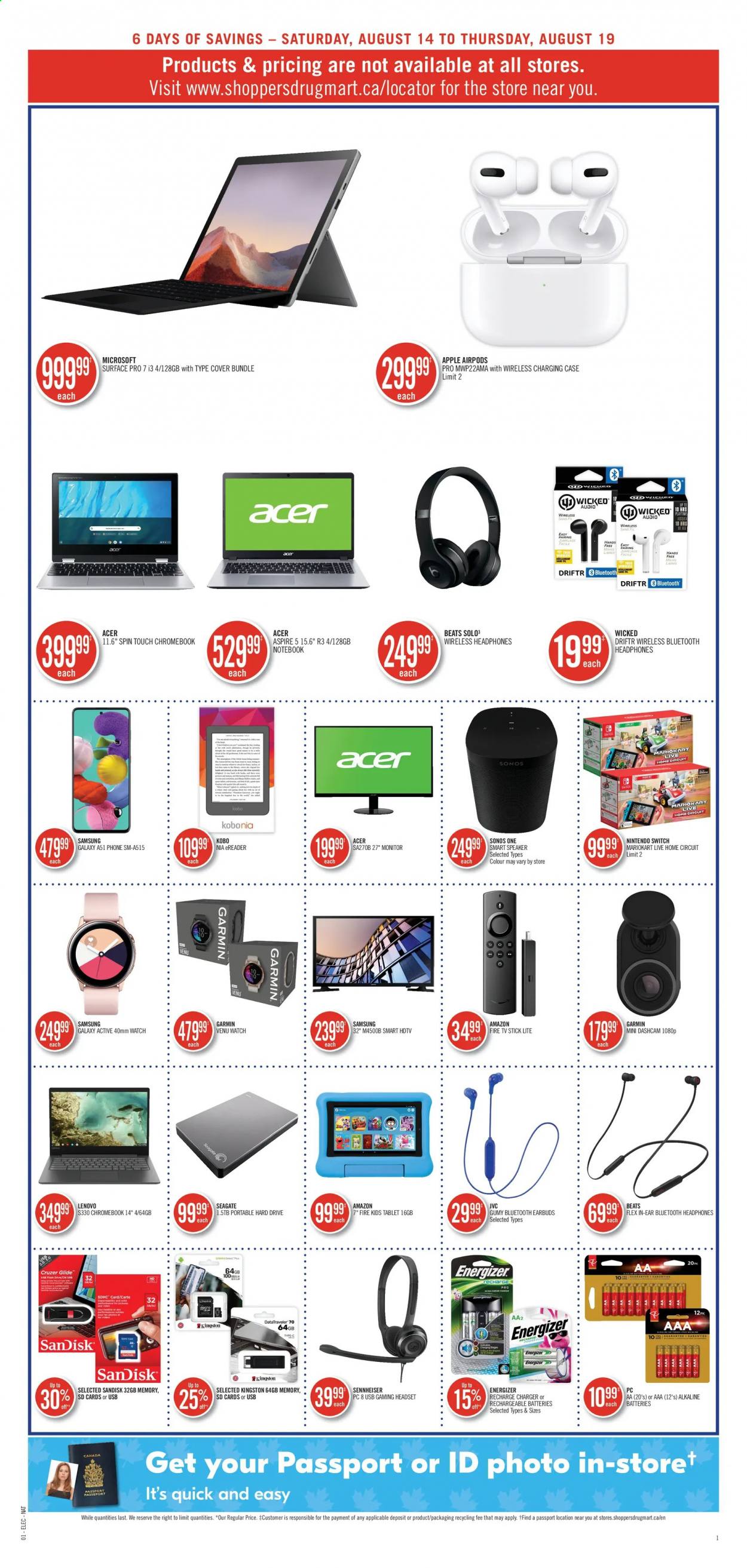 Shoppers Drug Mart flyer - August 14, 2021 - August 19, 2021. Page 7