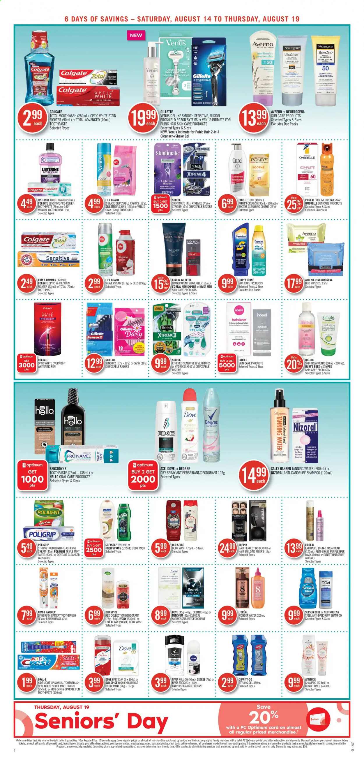 Shoppers Drug Mart flyer - August 14, 2021 - August 19, 2021. Page 10