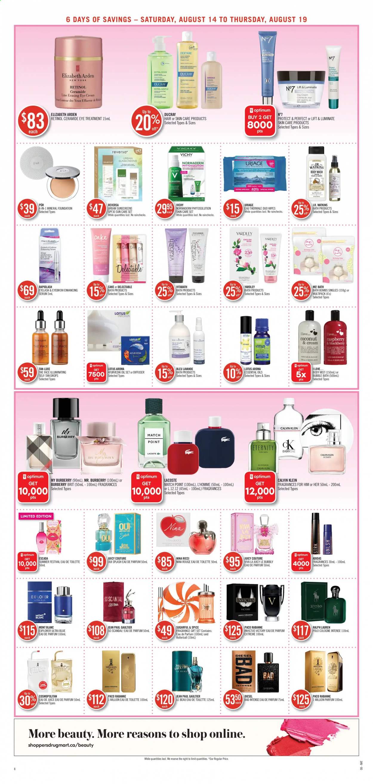 Shoppers Drug Mart flyer - August 14, 2021 - August 19, 2021. Page 12