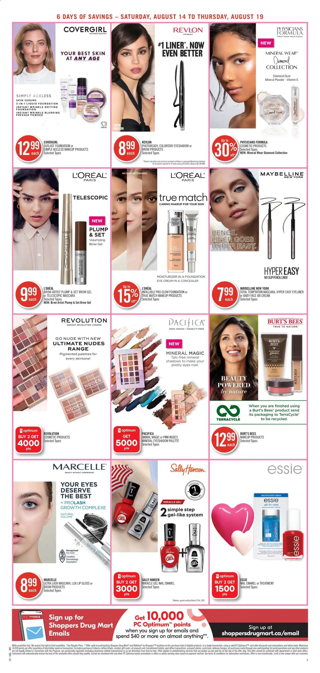 Shoppers Drug Mart flyer - August 14, 2021 - August 19, 2021. Page 13