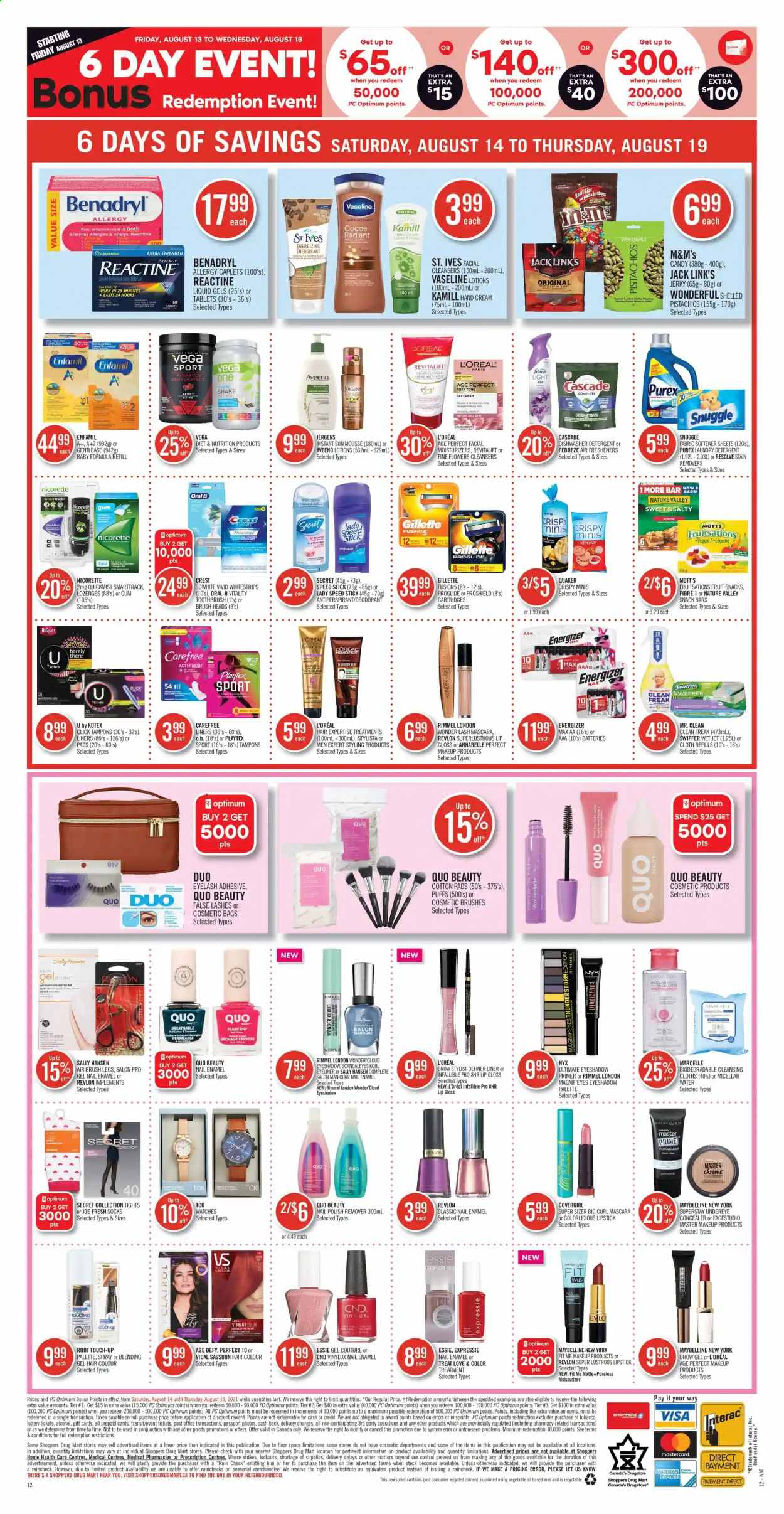 Shoppers Drug Mart flyer - August 14, 2021 - August 19, 2021. Page 16
