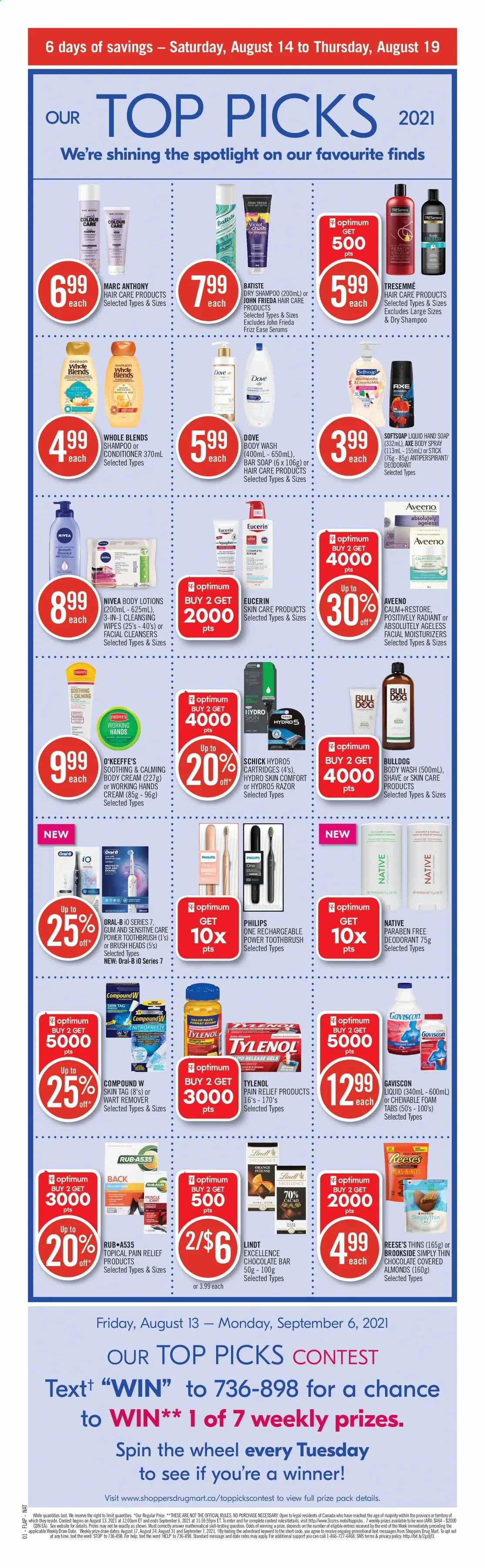 Shoppers Drug Mart flyer - August 14, 2021 - August 19, 2021. Page 19
