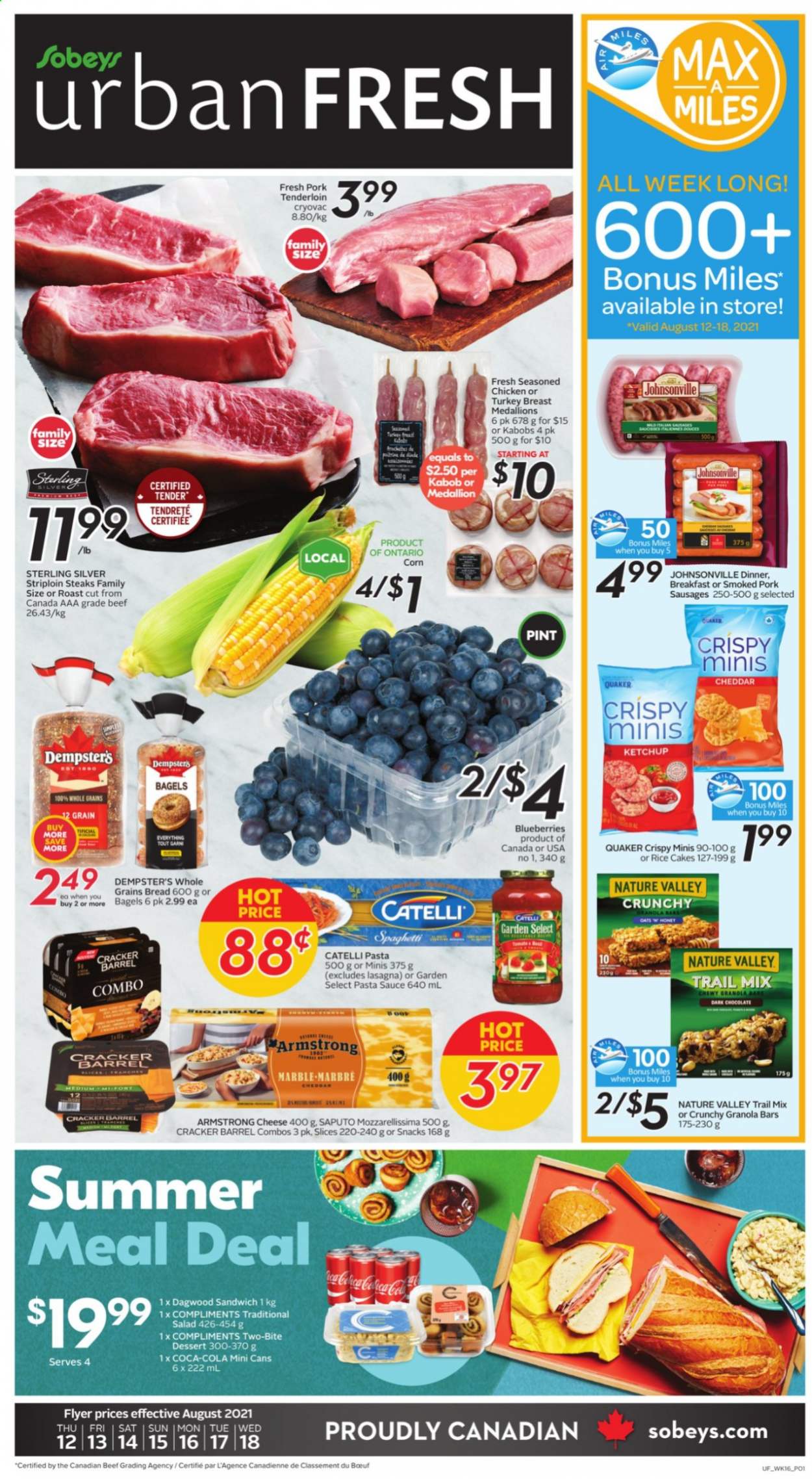 Sobeys Urban Fresh flyer - August 12, 2021 - August 18, 2021. Page 1