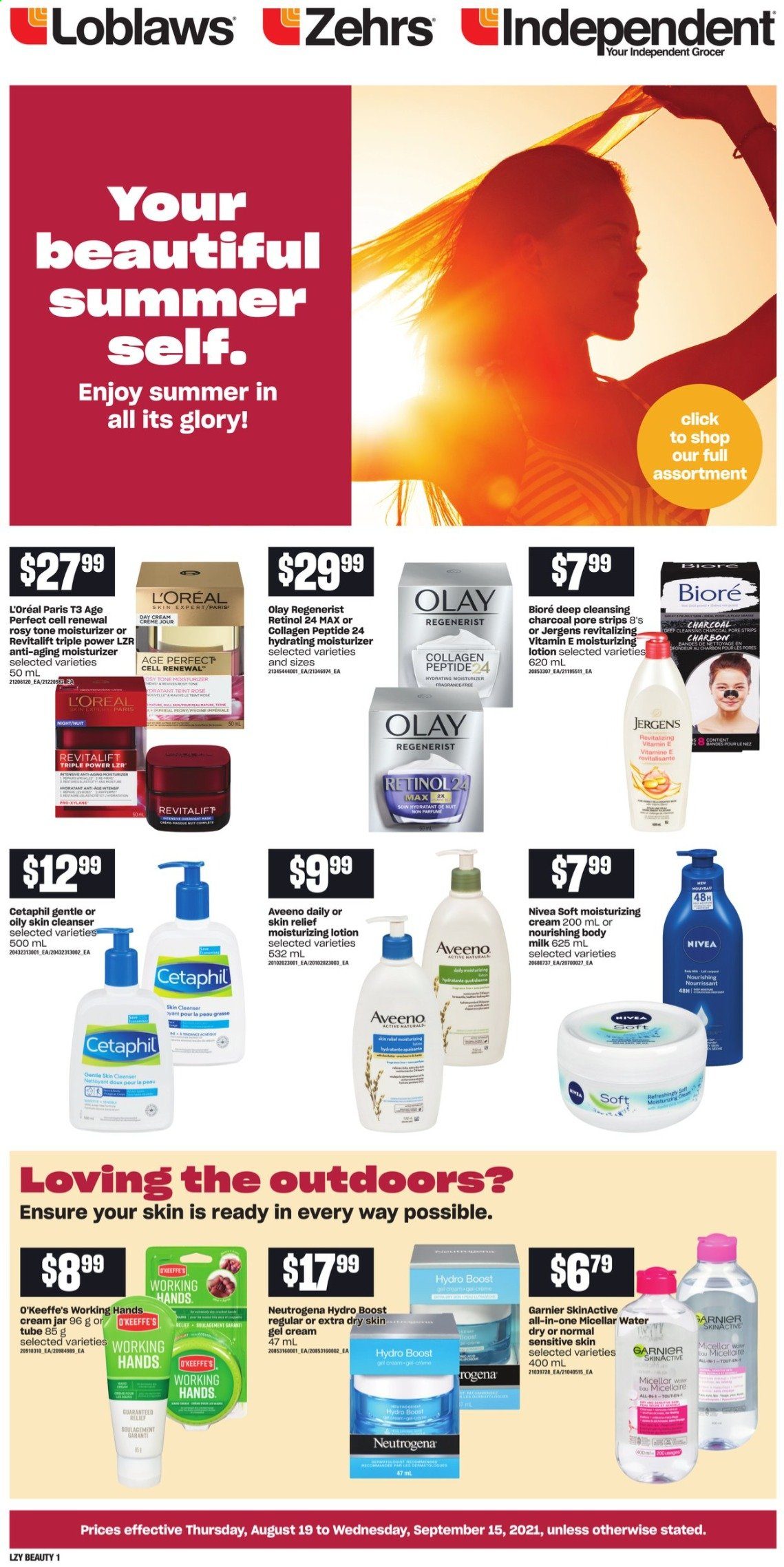 Independent flyer - August 19, 2021 - September 15, 2021. Page 1