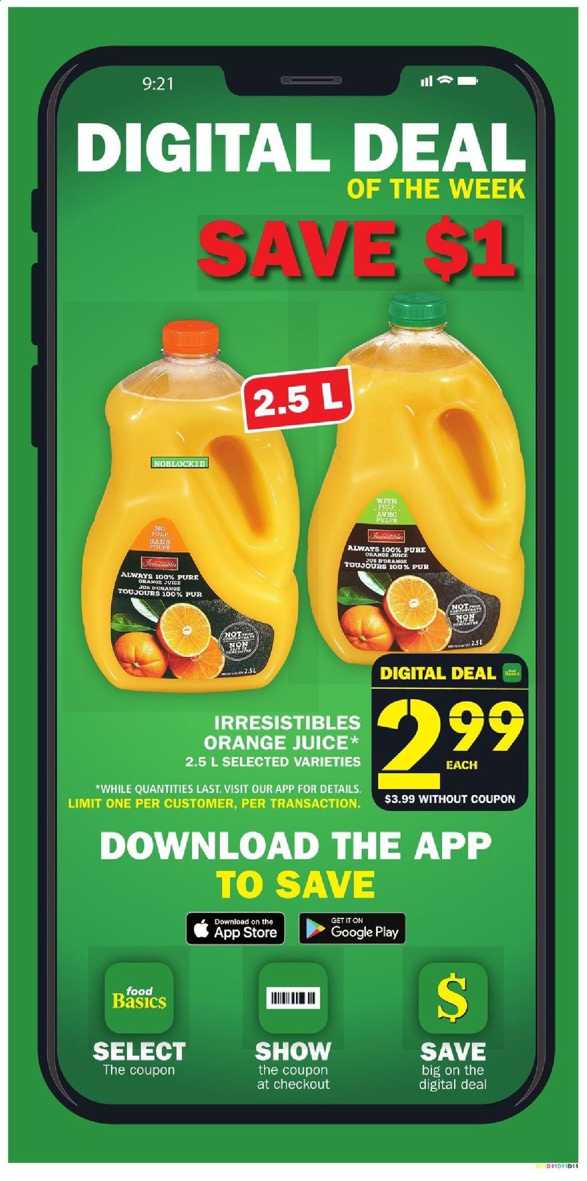 Food Basics flyer - August 19, 2021 - August 25, 2021. Page 7