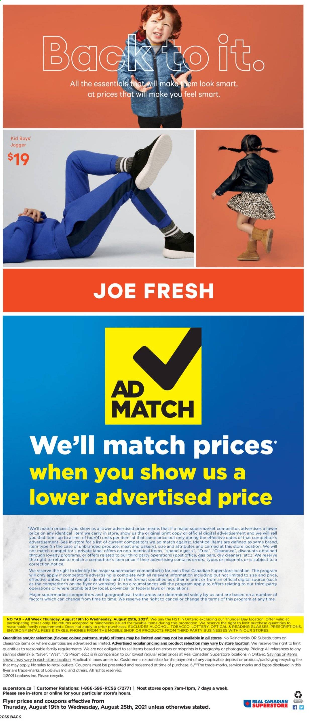Real Canadian Superstore flyer - August 19, 2021 - August 25, 2021. Page 20